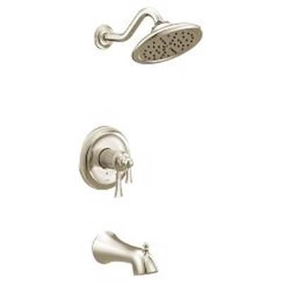 Moen Wynford Polished nickel M-CORE 4-Series tub/shower by Moen