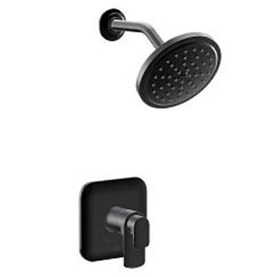 Moen Rizon Matte Black M-Core 4-Series Shower Only by Moen