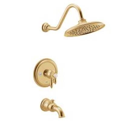 Brushed Gold M-Core 4-Series Tub/Shower by Moen