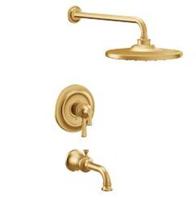 Brushed Gold M-Core 4-Series Tub/Shower by Moen