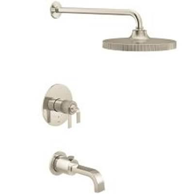 Brushed Nickel/Polished Nicke M-Core 2 Series Tub/Shower - Brushed Nickel With Polished Nicke