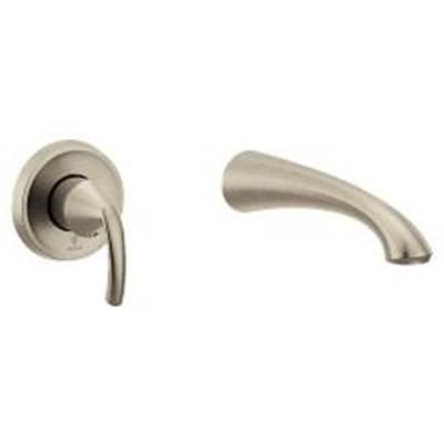 Moen Glyde 1H Wall Mount Tub Filler, Brushed Nickel by Moen