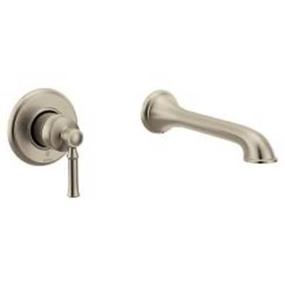 Moen Dartmoor 1H Wall Mount Tub Filler, Brushed Nickel by Moen