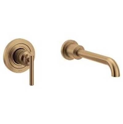 Moen Gibson 1h Wall Mount Tub Bzg - Bronzed Gold by Moen
