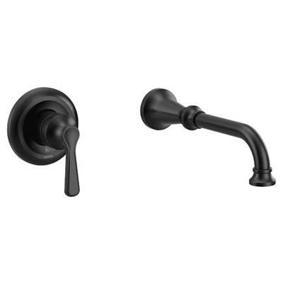 Moen Colinet 1H Wall Mount Tub Bl - Matte Black by Moen