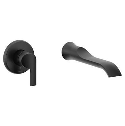 Moen Doux 1H Wall Mount Tub Bl - Matte Black by Moen