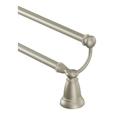 Moen Brushed Nickel 24'' Double Towel Bar