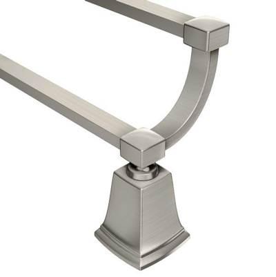 Moen Brushed Nickel 24'' Double Towel Bar by Moen
