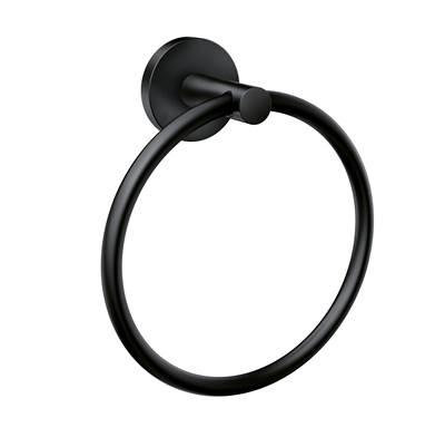 Moen Matte Black Towel Ring by Moen