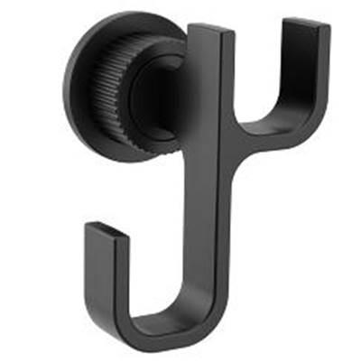 Moen Cambium Double Robe Hook , Bl - Matte Black by Moen