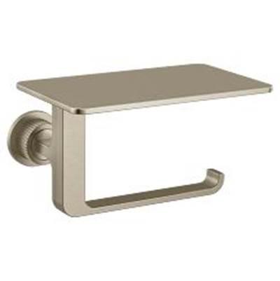 Moen Cambium Single Paper Holder W/shelf, Bn - Brushed Nickel by Moen