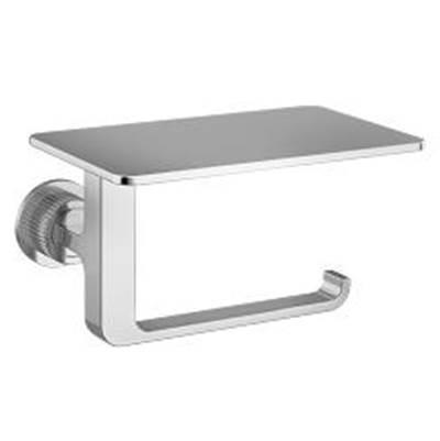 Moen Cambium Single Paper Holder W/shelf, Ch - Chrome by Moen