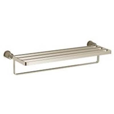 Cambium Towel Shelf, Bnnl - Brushed Nickel Polished Nicke