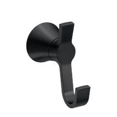 Moen Matte Black Double Robe Hook by Moen