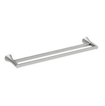 Moen Brushed Nickel Double Towel Bar by Moen