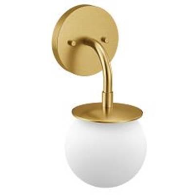 Moen Cia 1 Globe Light, Bg - Brushed Gold by Moen