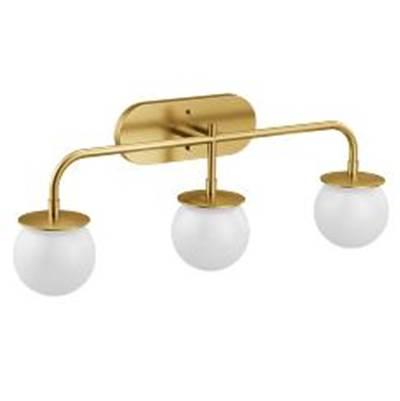 Moen Cia 3 Globe Light, Bg - Brushed Gold by Moen