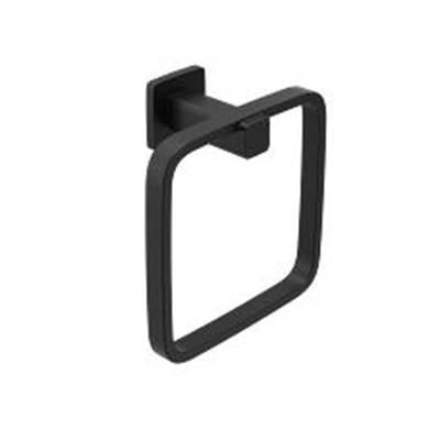 Moen Matte Black Towel Ring by Moen