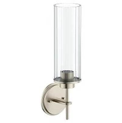 Moen Brushed Nickel One Globe Bath Light by Moen