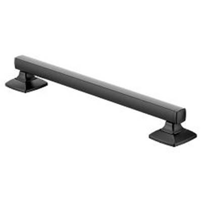 Moen Matte Black 18'' Designer Grab Bar by Moen