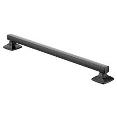 Moen Matte Black 24'' Designer Grab Bar by Moen