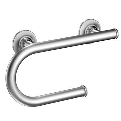 Moen Chrome 8'' Grab Bar With Paper Holder by Moen