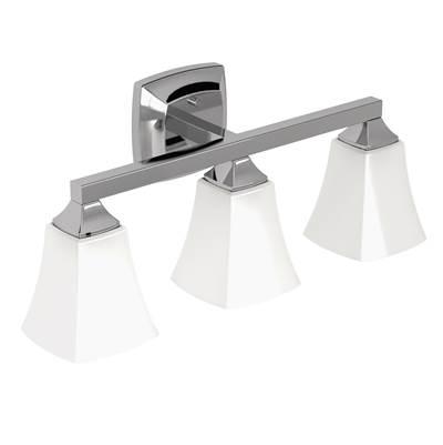 Moen Chrome Three Globe Bath Light by Moen