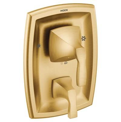 Voss Posi-Temp with Built-in 3-Function Transfer Valve Trim Kit, Valve Required, Brushed Gold by Moen