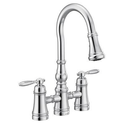 Moen Weymouth 2-Handle Bridge Faucet in Chrome by Moen