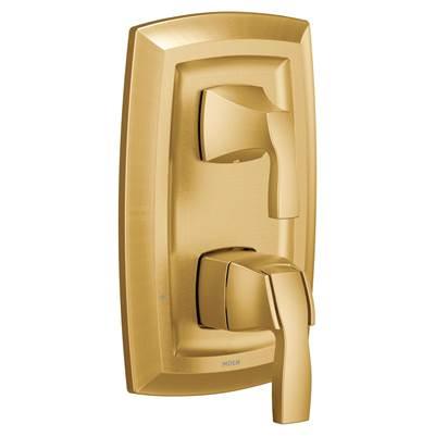 Moen Voss M-CORE 3-Series 2-Handle Shower Trim with Integrated Transfer Valve in Brushed Gold (Valve Sold Separately) by Moen