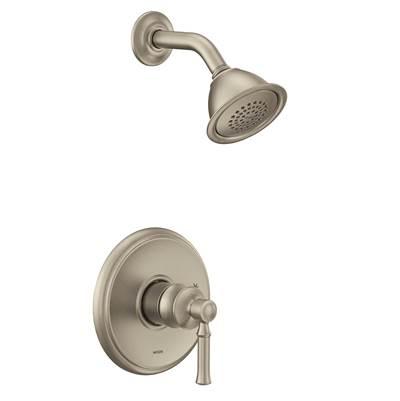 Moen Dartmoor M-CORE 2-Series Eco Performance 1-Handle Shower Trim Kit in Brushed Nickel (Valve Sold Separately) by Moen