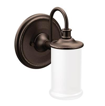 Moen Oil Rubbed Bronze One Globe Bath Light by Moen