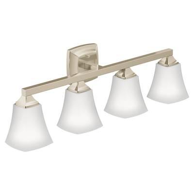 Moen Polished Nickel Four Globe Bath Light by Moen