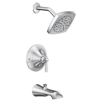 Moen Flara Posi-Temp Eco-Performance 1-Handle Tub and Shower Faucet Trim Kit in Chrome (Valve Sold Separately) by Moen