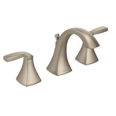 Moen Voss 8 in. Widespread 2-Handle High-Arc Bathroom Faucet Trim Kit in Brushed Nickel (Valve Sold Separately) by Moen