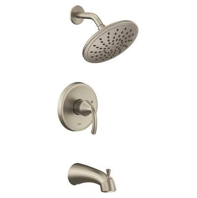 Glyde M-CORE 2-Series Eco Performance 1-Handle Tub and Shower Trim Kit in Brushed Nickel (Valve Sold Separately)