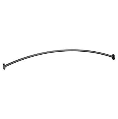 Moen Matte Black 5' Curved Shower Rod by Moen