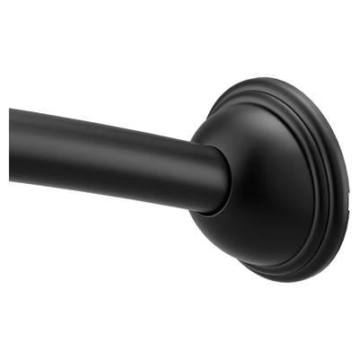 Moen Matte Black 5' Curved Shower Rod by Moen