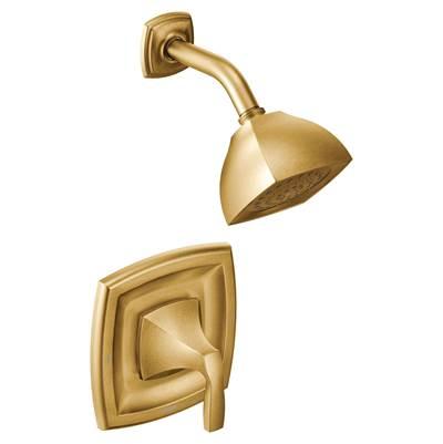 Moen Voss 1-Handle Posi-Temp Shower Trim Kit in Brushed Gold (Valve Sold Separately) by Moen