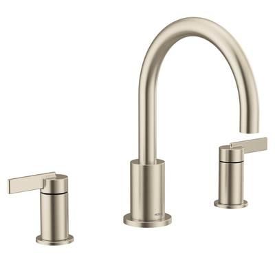 Moen Cia 2-Handle High-Arc Deck Mount Roman Tub Faucet Trim Kit in Brushed Nickel (Valve Sold Separately) by Moen