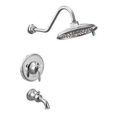 Moen Weymouth 1-Handle Posi-Temp Tub and Shower Trim Kit in Chrome (Valve Sold Separately) by Moen