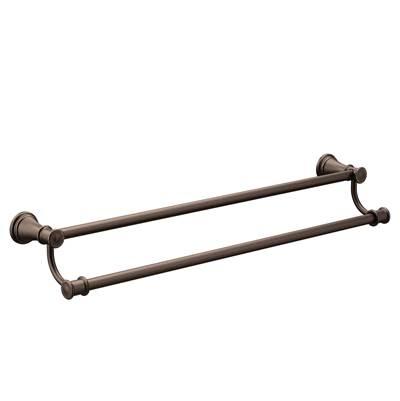 Moen Oil Rubbed Bronze 24'' Double Towel Bar by Moen