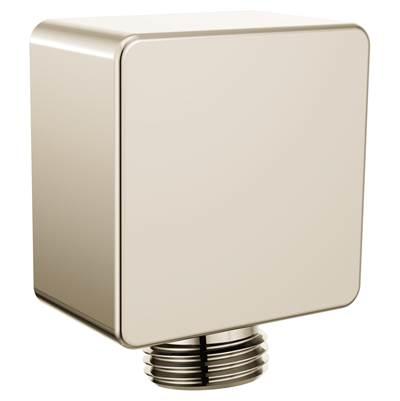 Moen Square Drop Ell Handheld Shower Wall Connector, Polished Nickel by Moen