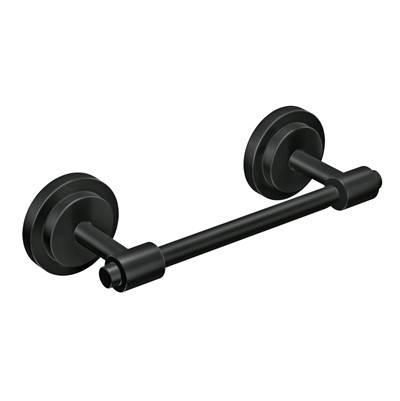 Moen Matte Black Pivoting Paper Holder by Moen