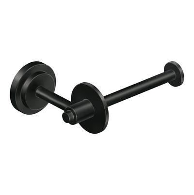 Moen Matte Black Single-Post Paper Holder by Moen