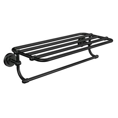 Moen Matte Black Towel Shelf by Moen