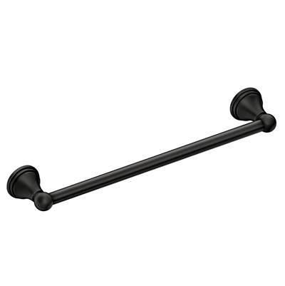 Moen Matte Black 18'' Towel Bar by Moen