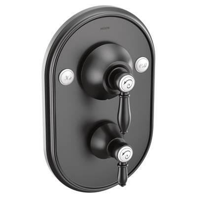Moen Weymouth Posi-Temp with Built-in 3-Function Transfer Valve Trim Kit, Valve Required, Matte Black by Moen