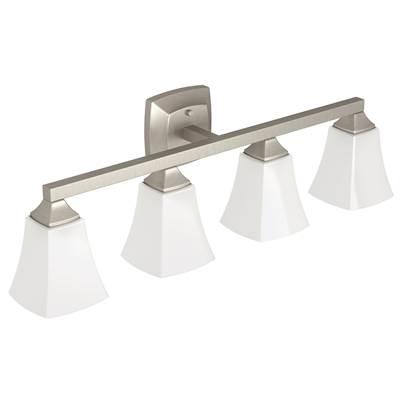 Moen Brushed Nickel Four Globe Bath Light by Moen