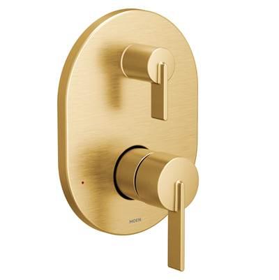 Moen Cia M-CORE 3-Series 2-Handle Shower Trim with Integrated Transfer Valve in Brushed Gold (Valve Sold Separately) by Moen